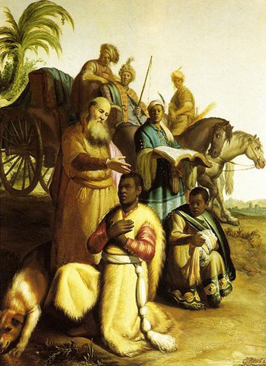 The Baptism of the Eunuch.